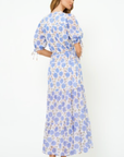 Oliphant, Cinched Pintuck Maxi- Monarch Blue
