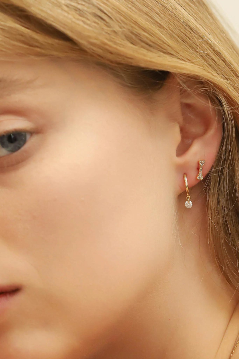 Dog sales bone earrings