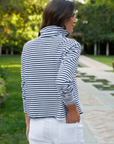 Frank & Eileen, Patrick Popover Henley Heritage Jersey - White and British Royal Navy