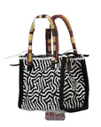 Imayin, Bolso Aoyama Bag- Black/White