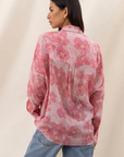 Charli, Libby Shirt - Rose Floral Print