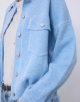 Not Shy, Levo Cashmere Jacket- Denim