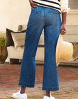 Frank & Eileen, Westport Italian Wide Leg Chino 1984 - Washed Blue