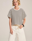 Velvet, Brissa Stripe Terry Top
