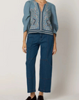 Cleobella, Farah Blouse - Cardamon Blue