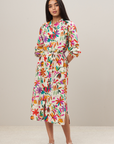 Hartford, Residence Woven Dress- Pink & Green