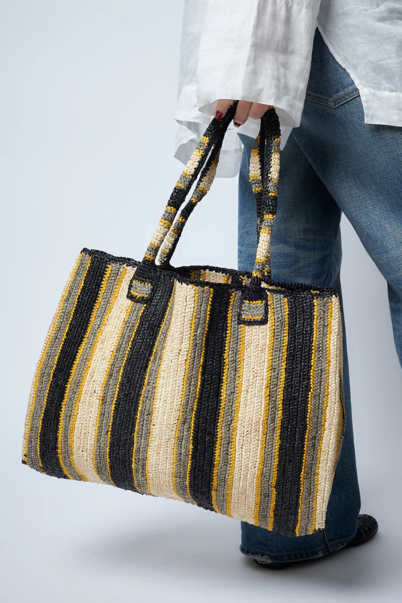 Gabriele Frantzen, Raffia Bag Weekender -Lemon Spritz – Snapdragon