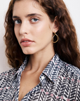 Hartford, Coraz Woven Shirt-Navy & White