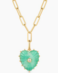 Thatch, Malene Chrysoprase Clip Necklace