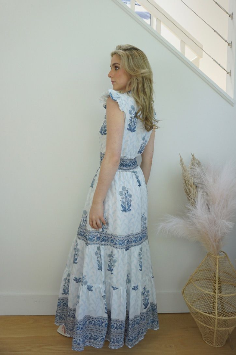 NIBI MTK, Percy Maxi Dress- Bluebell – Snapdragon Designs