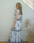 NIBI MTK, Percy Maxi Dress- Bluebell
