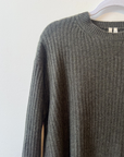 Cashmere Ribbed Lounge Sweater