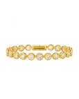 Ellie Vail, Caella Bezel Tennis Bracelet- Gold