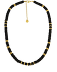 LC, Ashe Steel Necklace - Onyx