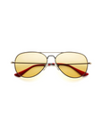 Caddis, Mabuhay Tinted Readers - Matte Black/Matte Gold with 50% Amber Lens