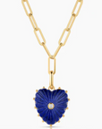 Thatch, Malene Lapis Clip Necklace