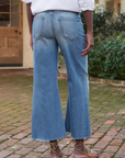 Frank & Eileen, Galway Gaucho Jean-1972 Light Wash Indigo
