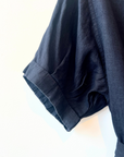 Velvet, Stella Woven Linen Dress - Navy