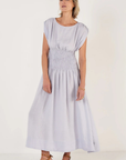 Mondo Corsini, Penelope Linen Dress- Mist