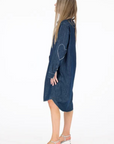 Kerri Rosenthal, Mia Shirtdress- True Denim