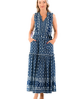 Walker & Wade, Alexis Dress - Indigo Geo