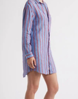 Frank & Eileen, Mary Dress-Blue Red Textured Dress