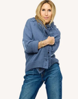 Kerri Rosenthal, Fringe Shawl Collar Love Cardigan