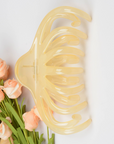 Hair Clip - French Large Transparent
