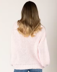 Lyla+Luxe, Lucy Hand Knit Heart Sweater