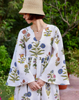 Maison Marigold, Lugano Maxi Dress- Multi Botanical