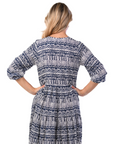 Walker & Wade, Peyton Dress-Indigo Aztec