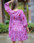 Raya Mini Dress- Pink Multi