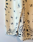 Raw Edge Cashmere Crew - Printed