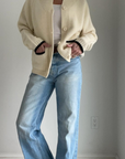 Varsity Cardigan - Martini