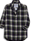 Frank & Eileen, Relaxed Button Up Shirt-White,Navy,Red Plaid
