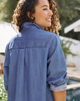 Frank & Eileen, Rory Maxi Shirtdress- Vinatge Stonewashed Indigo