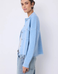 Not Shy, Levo Cashmere Jacket- Denim