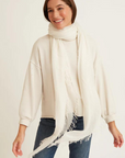 Chan Luu, Eggshell Cashmere & Silk scarf