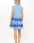 Oliphant, Yoke Dress - Tangier Blue
