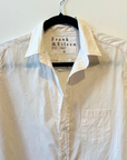 Frank & Eileen, Relaxed Button-Up Shirt- Cream/ Gold Glitter