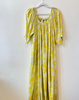 d heat d, Bow tie Voile Dress- Yellow