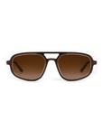 Krewe, Jordan Sunglasses- Bronze Metallic+12K