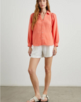 Rails, LO Shirt - Papaya