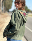 Camp Happy Green Hoodie