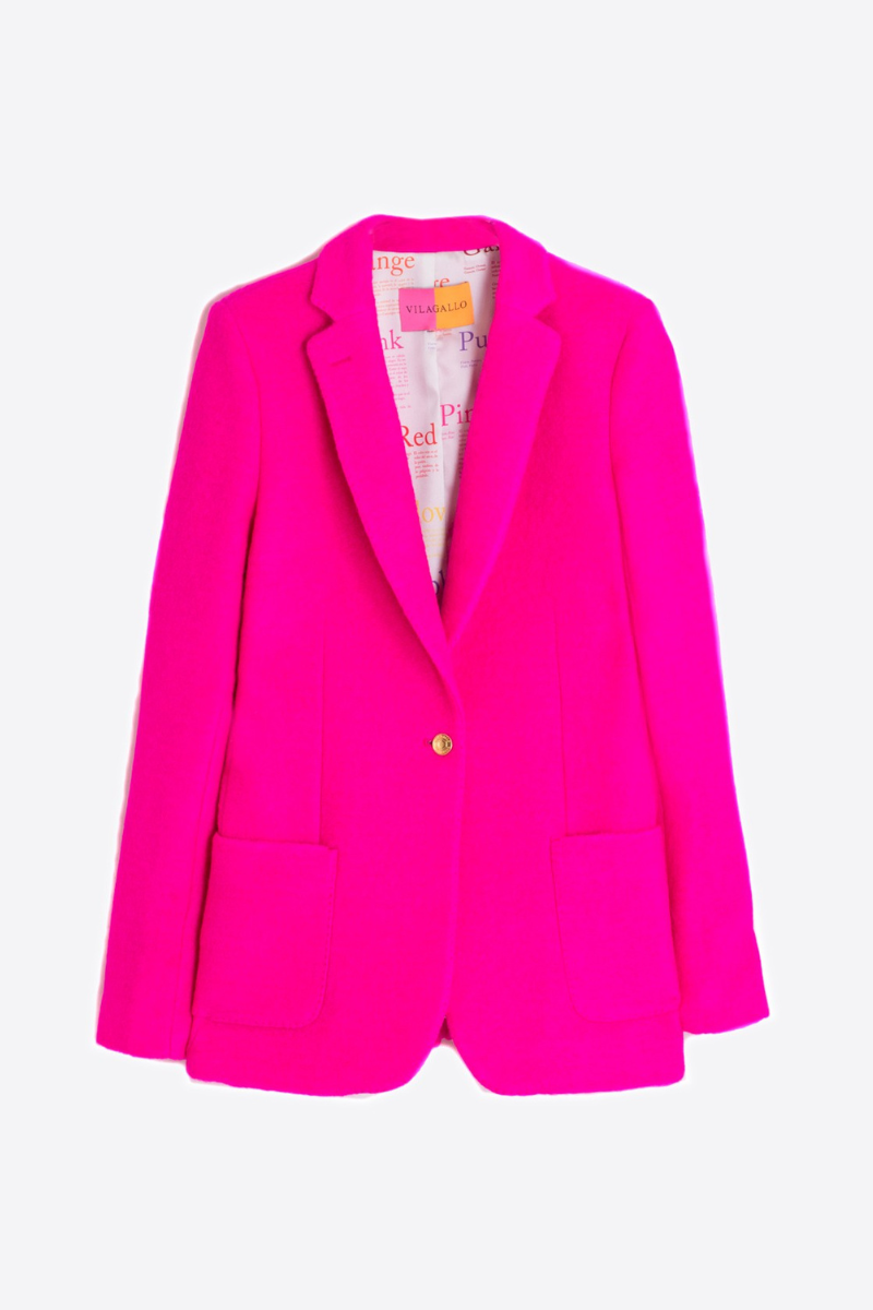 Vilagallo, Harlow Jacket- Neon Pink – Snapdragon Designs