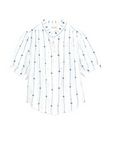 M.A.B.E, Dacy Embroidered Top - Blue