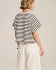 Velvet, Brissa Stripe Terry Top