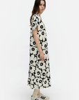 Marimekko 262, Pisteinen Unikko Dress - Black and Off-White