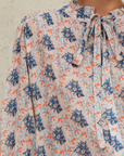 M.A.B.E, Aster Print Long Sleeve Top- Multi