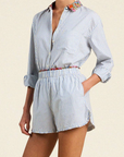 TROVATA, Lucille Short- Seaside Stripe